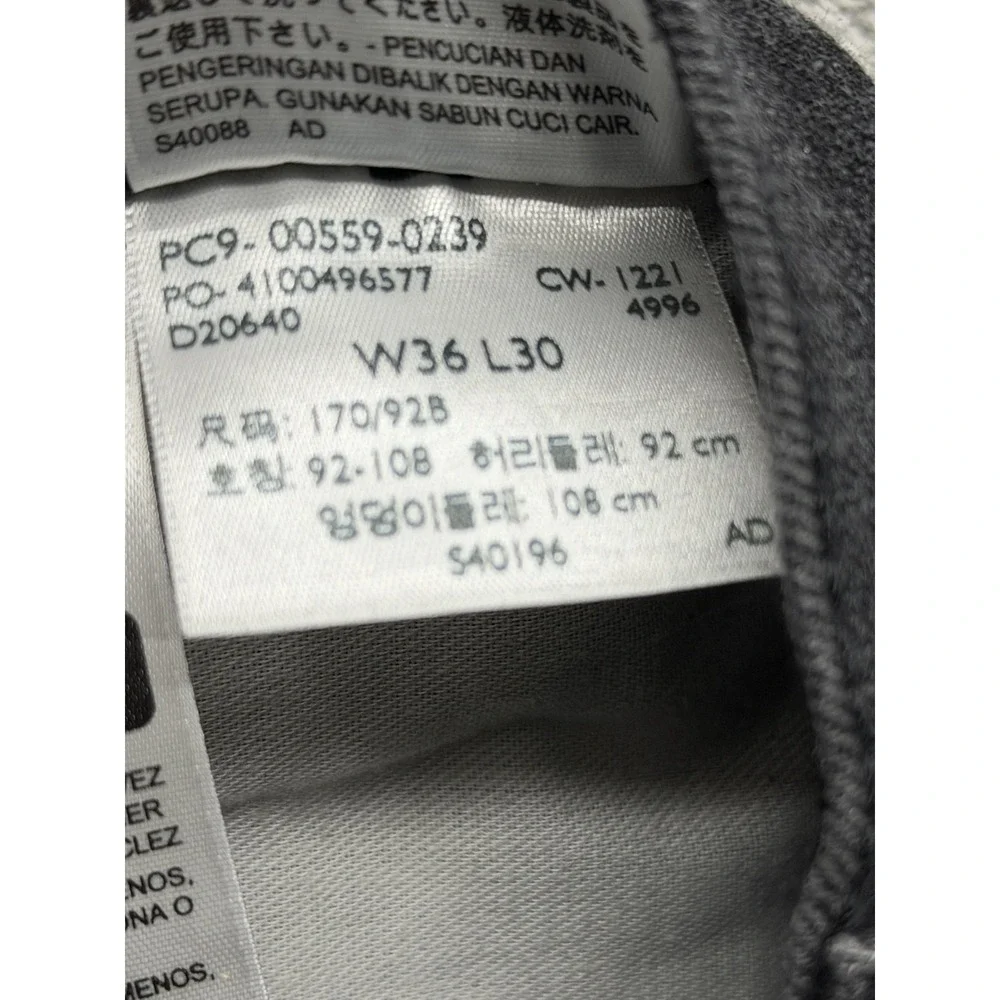 Levis‎ 559 Jeans Mens Measured 37x29 Black Straight Relaxed Denim Zip Fly